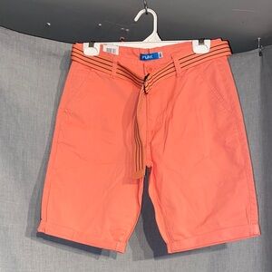 Men's Coral Shorts with Belt
